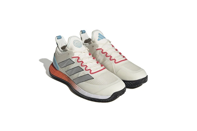 Adidas Adizero Ubersonic 4 Clay Court Tennisschoenen Chalk White Heren 3 Adidas Adizero Ubersonic 4 Clay Court Tennisschoenen Chalk White Heren - Afbeelding 3