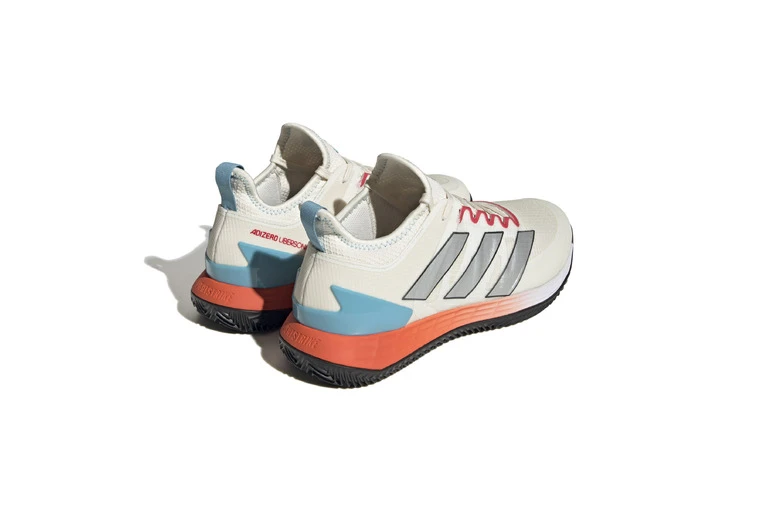 Adidas Adizero Ubersonic 4 Clay Court Tennisschoenen Chalk White Heren 4 Adidas Adizero Ubersonic 4 Clay Court Tennisschoenen Chalk White Heren - Afbeelding 4