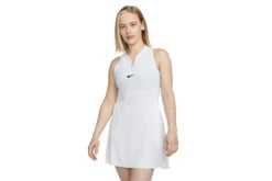 Nike Dri-FIT Advantage Tenniskleedjes Wit/Zwart Dames