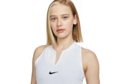 Nike Dri-FIT Advantage Tenniskleedjes Wit/Zwart Dames -Padel Profs Verkoop 37113588 3